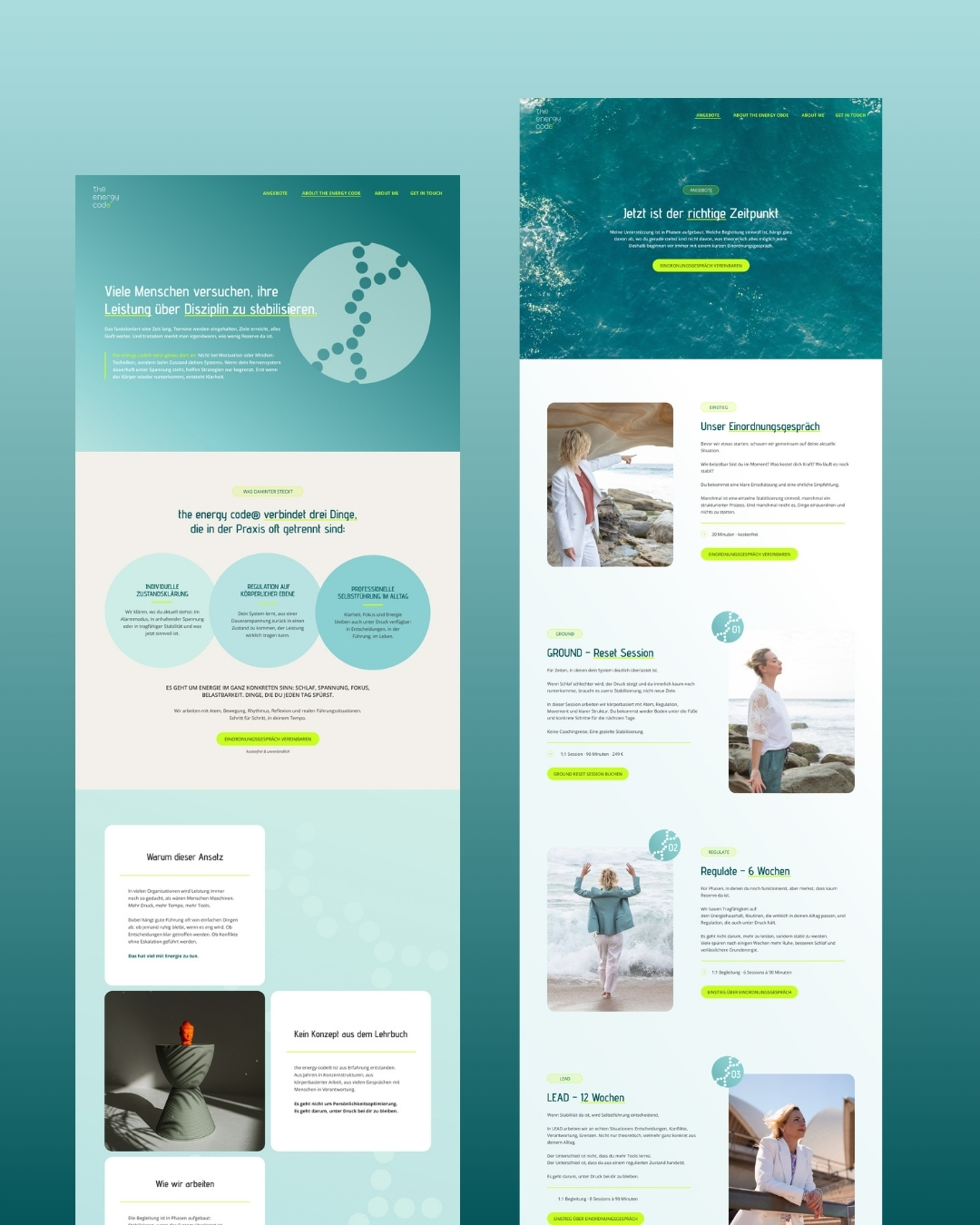 Rebranding The Energy Code – visuelle Identität für Leadership Coaching